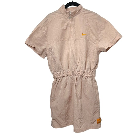 Nike Swooshwear Pink Nylon Dress EUC SZS - Picture 2 of 9